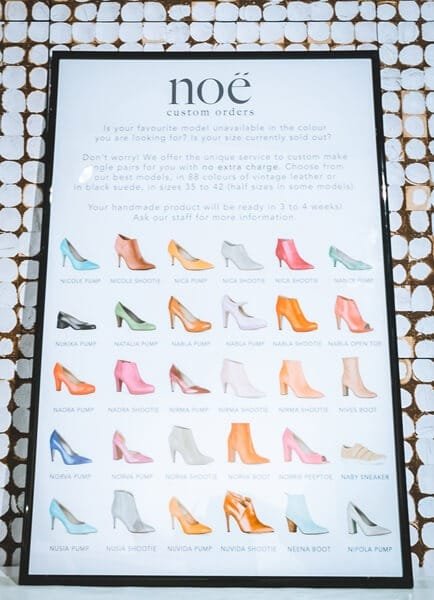 The NOË store is a shoe lover’s paradise in Antwerp