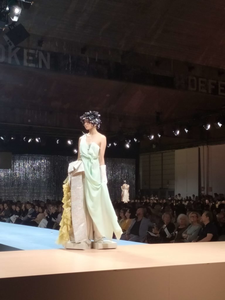 A design presented at Royal Academy Fashion Show