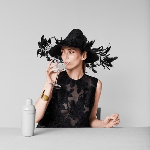 Lock & Co: Black hat with feathers