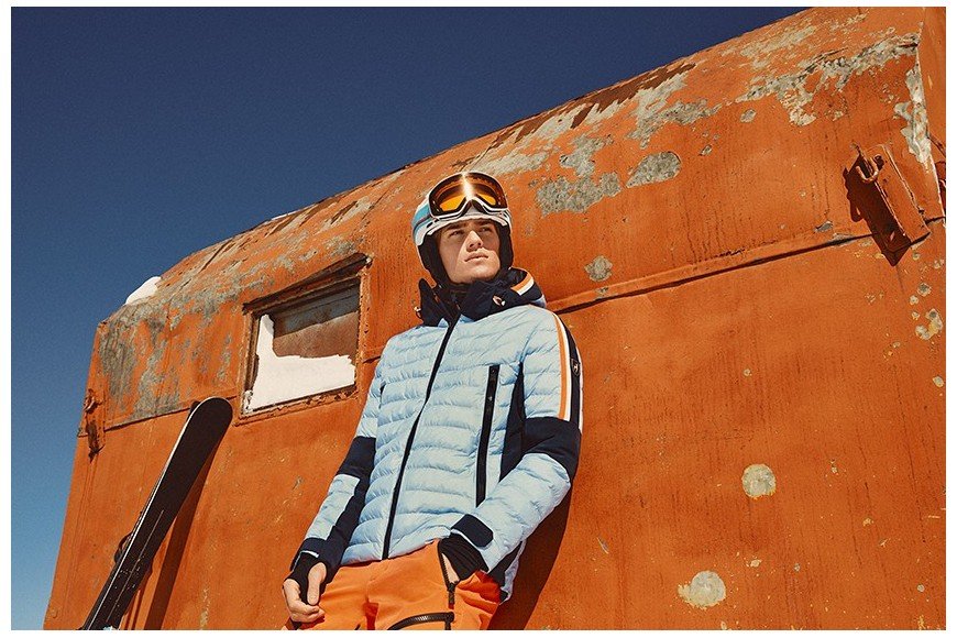 a puffer jacket best for ski at Bernard Orcel store