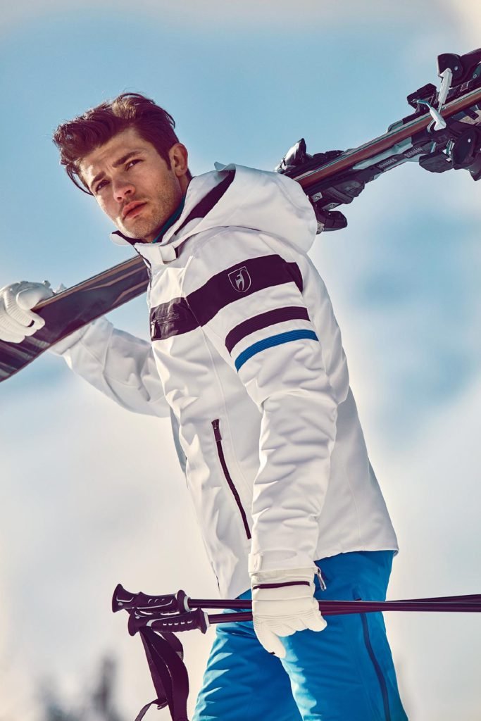 white ski wear available at Bernard Orcel outlet