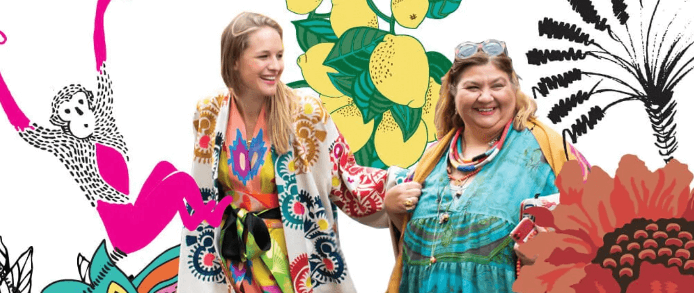 Rianna + Nina founders of the brand themselves.