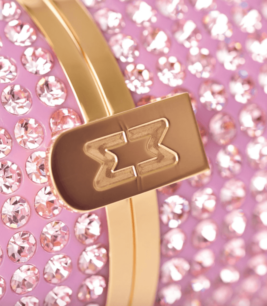 Marzook Pill Bag Pink Crystals.