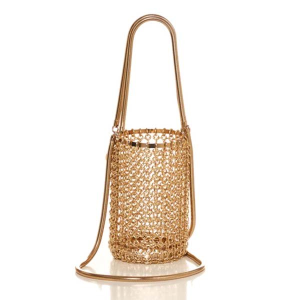 Silvia Gnecchi Bebu Bucket Bag Yellow