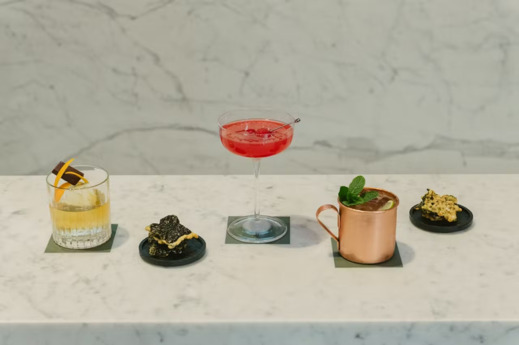 amazing cocktails at August in Antwerp