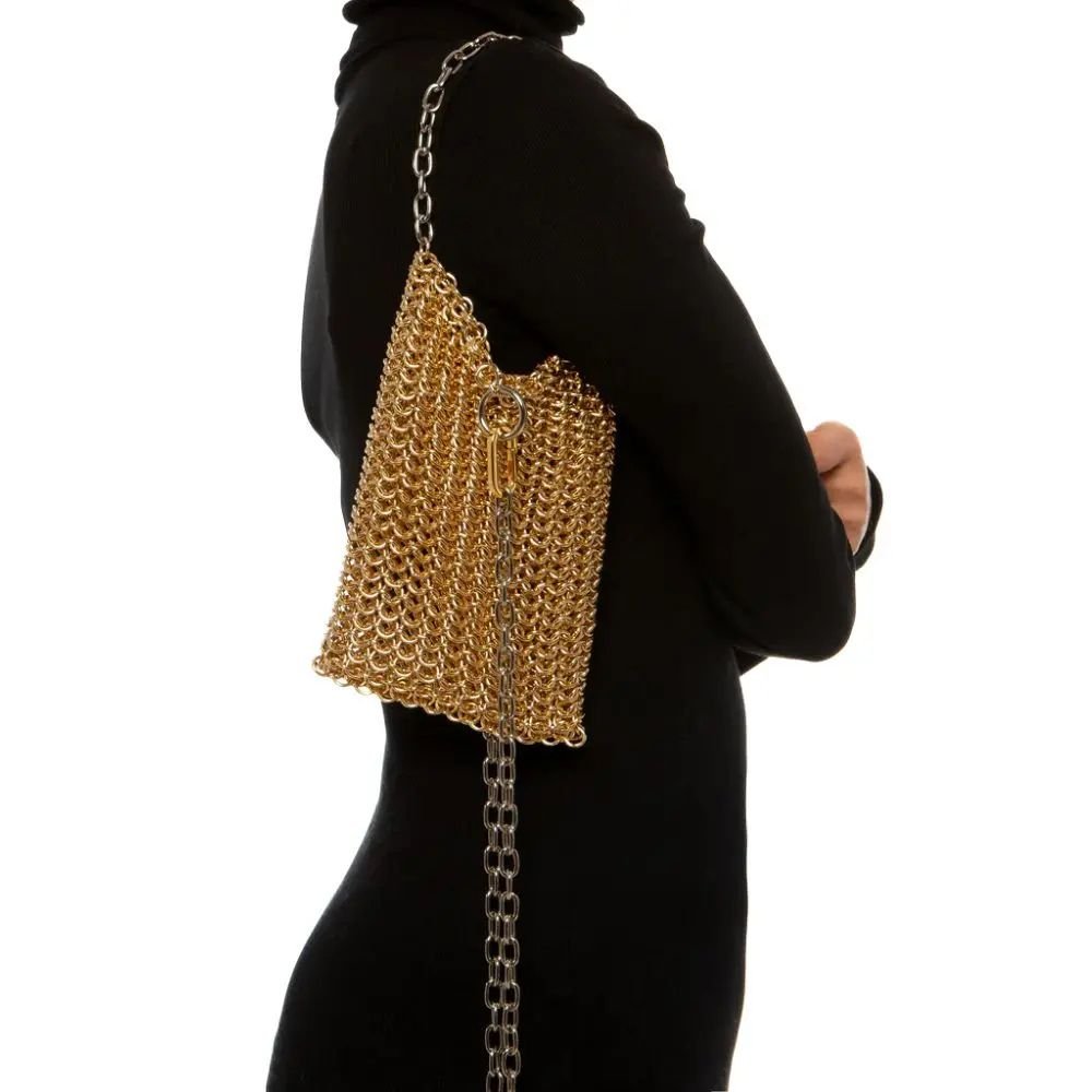 Silvia Gnecchi Satchel Gold Bag (2)