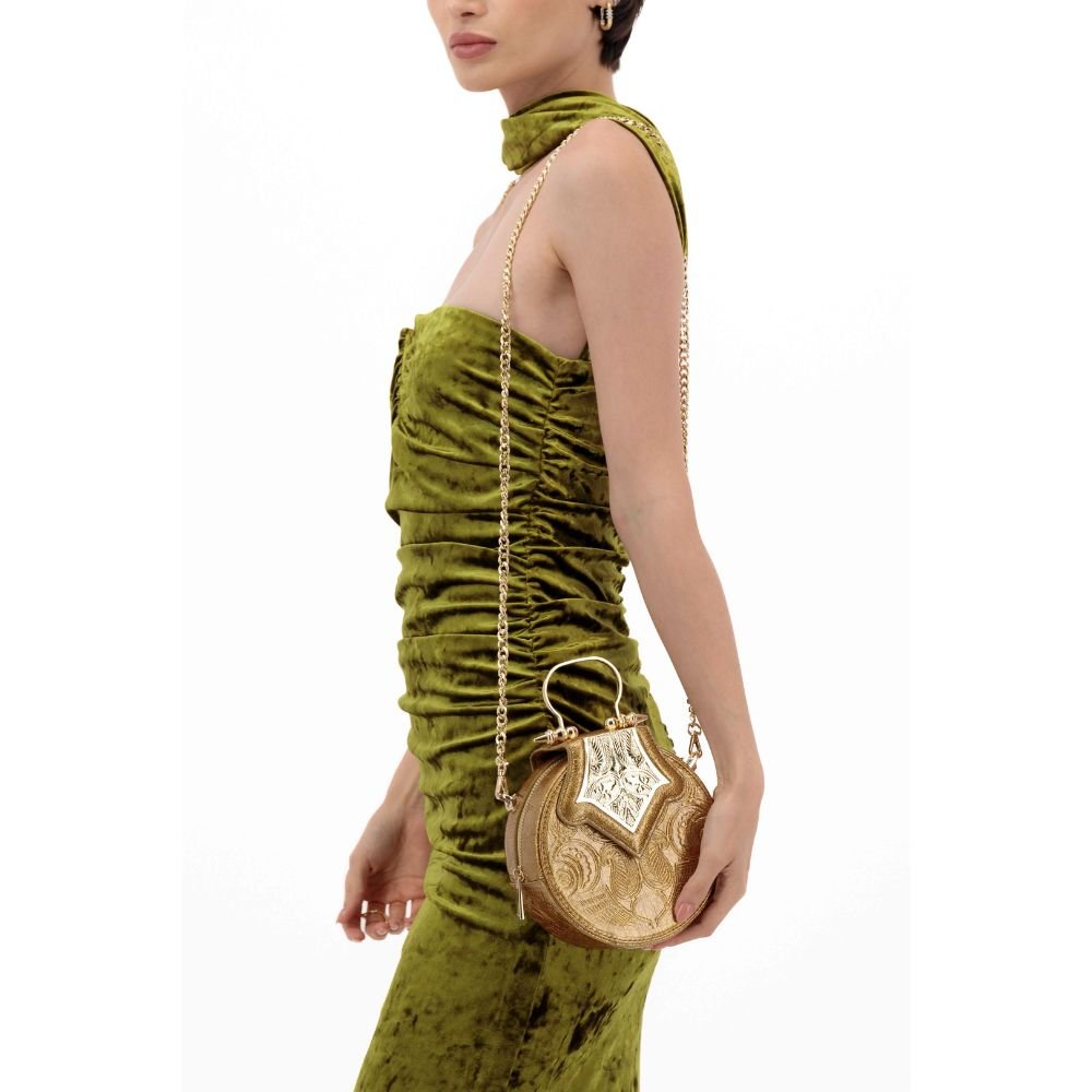 Mini Dome Embossed- gel yellow (4)