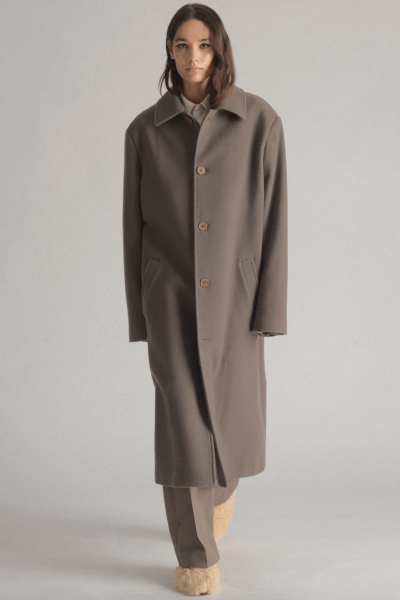 HOPE long brown coat.