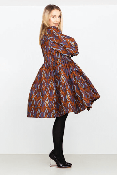 MARITA HUURINAINEN printed dress.