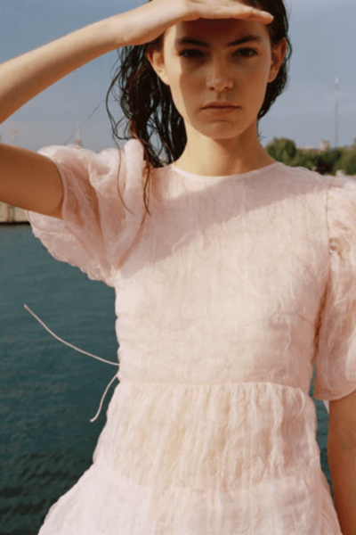 Cecilie Bahnsen pink dress.