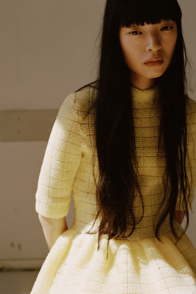 Cecilie Bahnsen yellow dress.